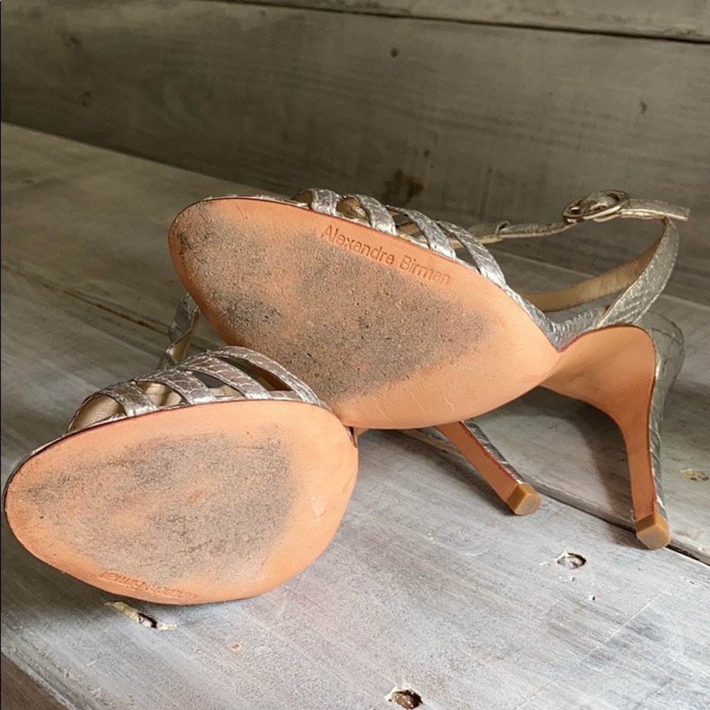 Alexandre Birman Python Heels Sz 8 - image 7